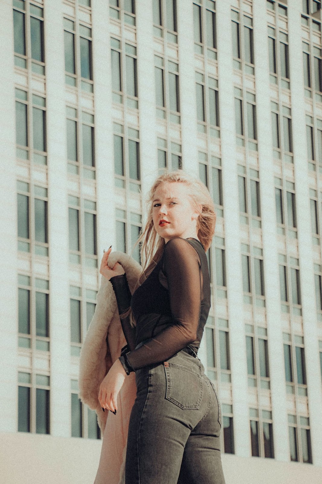 Women bodysuit top with jeans