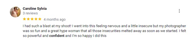 Chérie Amour Boudoir Photography Reviews